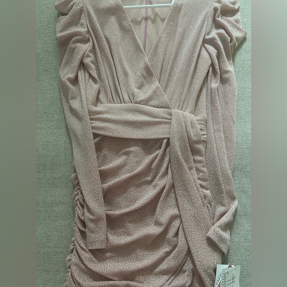 Aqua sparkle pink dress - Picture 3 of 5